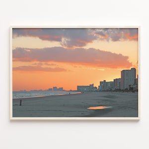 Myrtle Beach Colorful Poster Print, Myrtle Beach Photo Art, Decor, Myrtle Beach Travel Print, Myrtle Beach Street Map Poster, C18-552