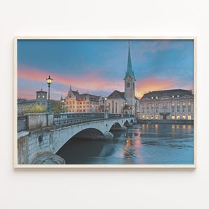 Schweiz Buntes Poster Drucken, Schweiz Foto Wandkunst, Schweiz Dekor, Reise Druck, Schweiz Straßenkarte Poster, C18-542