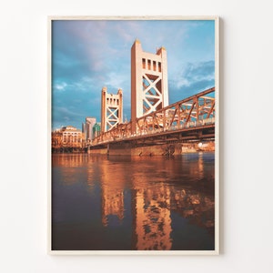 Sacramento Colorful Poster Print, Sacramento Photo Wall Art, Sacramento Decor, Travel Print, City Map, Sacramento Street Map Poster, C18-159