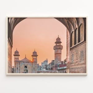 Lahore Colorful Poster Print, Lahore Photo Wall Art, Lahore Wall Decor, Lahore Travel Print, City Map, Lahore Street Map Poster, C18-191