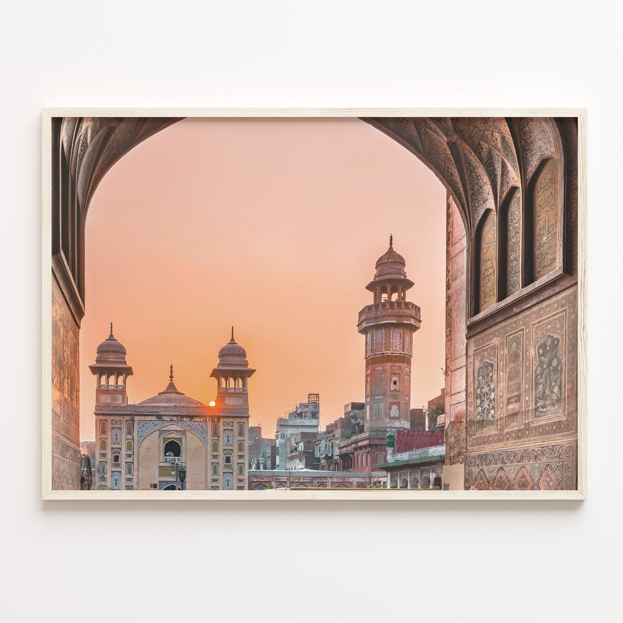 Lahore Colorful Poster Print, Lahore Photo Wall Art, Lahore Wall Decor