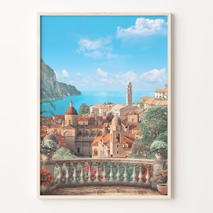 Sicily Colorful Poster Print, Sicily Photo Wall Art, Sicily Wall Decor, Sicily Travel Print, Sicily Street Map Poster, City Map, C18-917