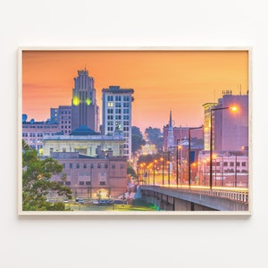 Youngstown Colorful Poster Print, Youngstown Photo Wall Art, Youngstown Wall Decor, Travel Print, Youngstown Street Map Poster, C18-574