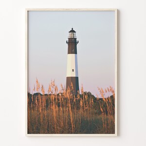 Tybee Island Colorful Poster Print, Tybee Island Photo Art, Tybee Island Wall Decor, Travel Print, Tybee Island Street Map Poster, C18-757