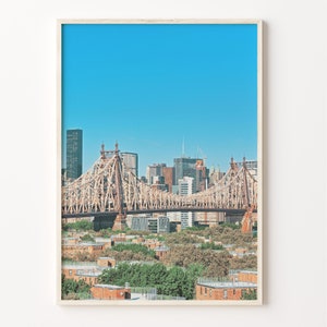 Queens Colorful Poster Print, Queens Photo Wall Art, Queens Wall Decor, Queens Travel Print, Queens Street Map Poster, City Map, C18-935