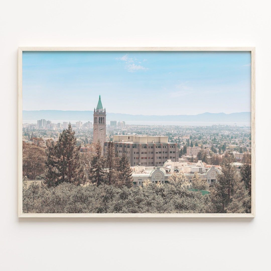 Berkeley Colorful Poster Print Horizontal, Berkeley Photo Wall Art ...
