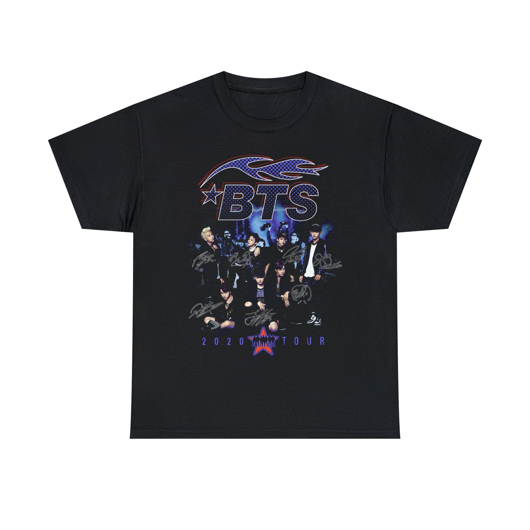 ❇︎ BTS ツアーTシャツ ❇︎ BTS Signature T-shirt / K-pop Bangtan Boys Jungkook V Jin RM