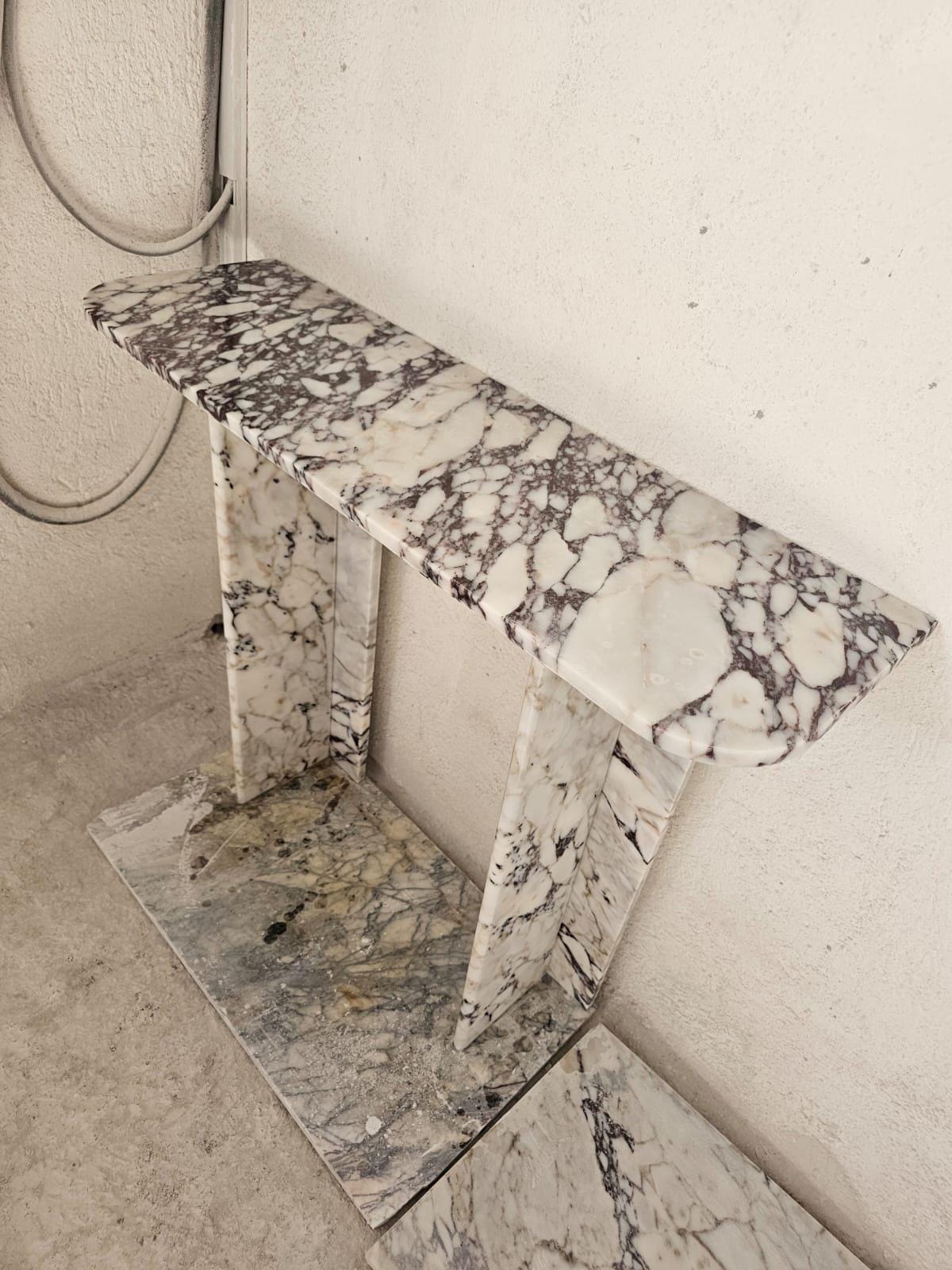 Calacatta Viola Marble Coffee Table, Custom Order Coffee Table, Natural ...