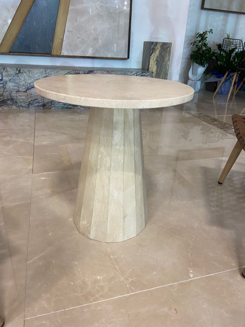 Travertine Marble Coffee Table, Custom Order Coffee Table, Natural