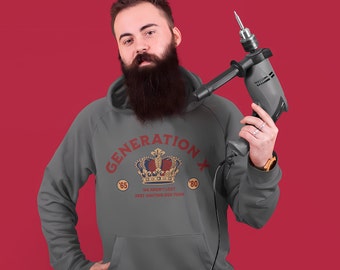 Generation X Crown Hoodie (1965-1980) - We Aren't Lost, We Are Waiting Our Turn