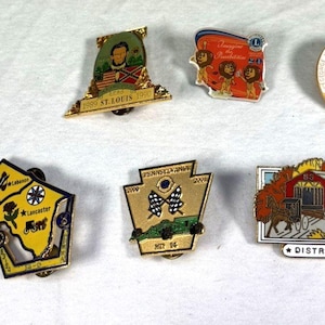 Lions club lapel pin - Etsy 日本