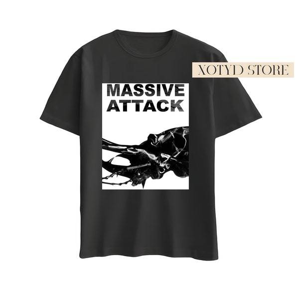 LİMİTED Massive Attack, Massive Attack Shirt Massive Attack Mezzanine album cover unisex shirt