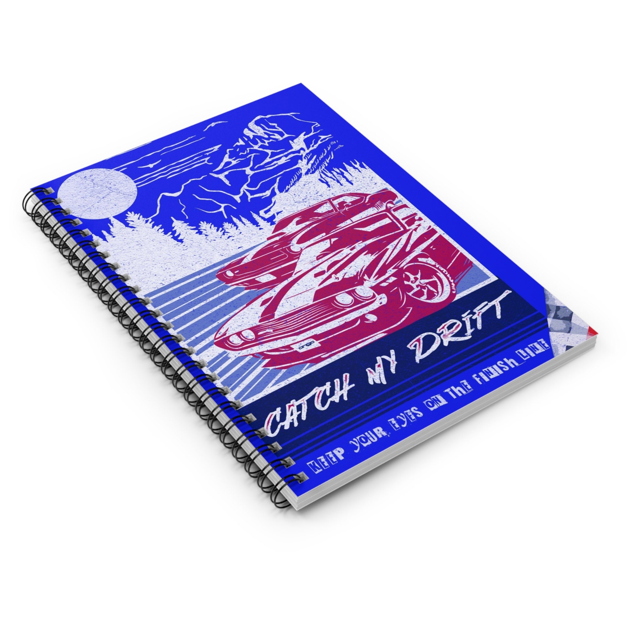 Spiral Notebook Catch My Drift Etsy