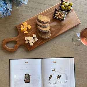 Cherry Charcuterie/Serving Board with Handle