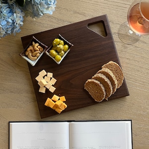 Square Walnut Charcuterie/Serving Board