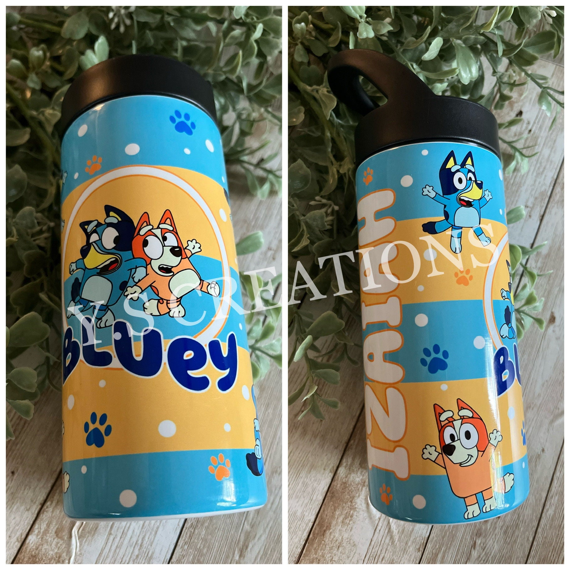 Bluey Style Kids Sippy Cup, Tumbler, Sports Bottle 