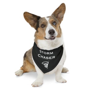 Storm Chaser Pet Bandana Collar | Tornado | Dog Bandana | Storm Chasing | Weather