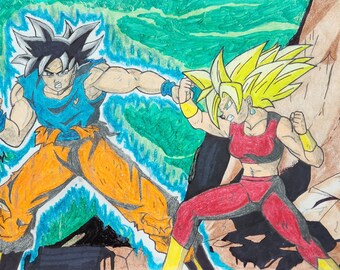 DragonballSuper The Tournament of power ultru Instinct Goku vs SS2. khalifa