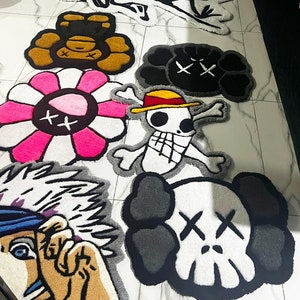 Custom Tufted Rug | Personalized Anime Carpet  |  Handmade bedroom Rugs |  Area Rugs