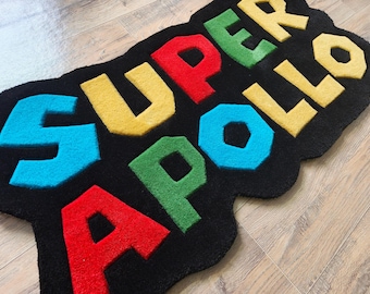 Alfombra de mechones personalizada / Alfombra de anime personalizada / Alfombras de dormitorio hechas a mano / Alfombras con nombre y área