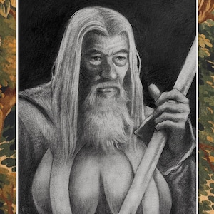 Gandalf Big Naturals Art Print