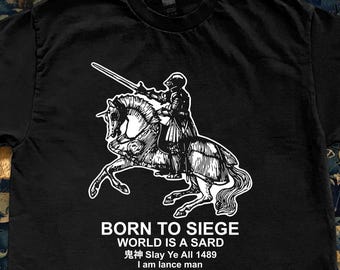 Born to Siege Black T-Shirts