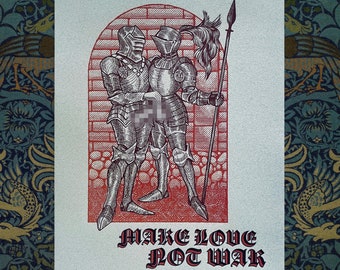 Make Love Not War: originele NSFW-kunstprints