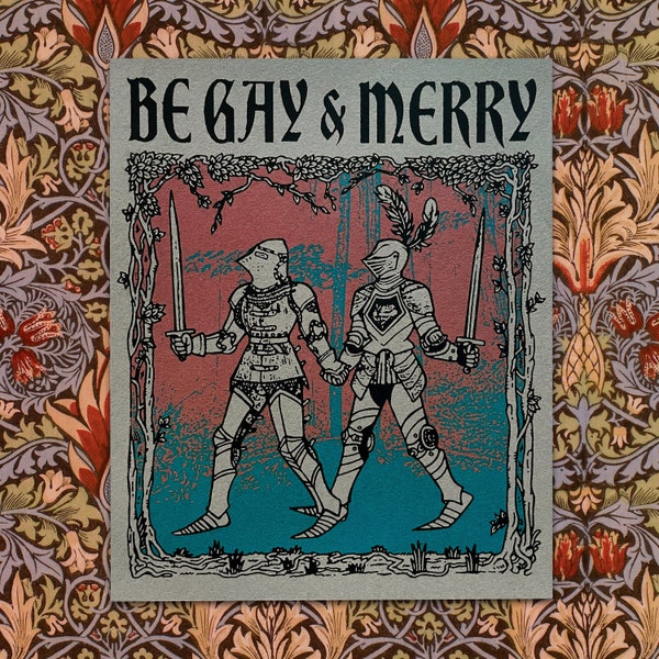 Be Gay & Merry - Original Art Prints