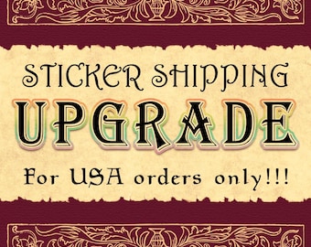 Shipping UPGRADE for Sticker Orders! (US Orders Only)
