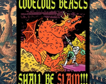 Covetous Beasts - 11" x 14" Original Art Prints