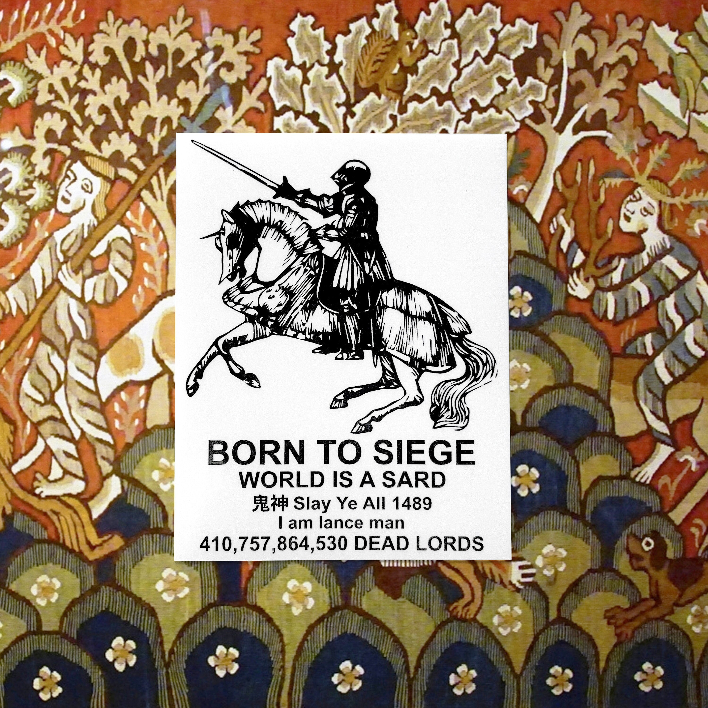 Born to Siege Sticker