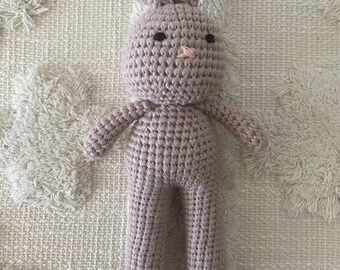 Lapin peluche crochet