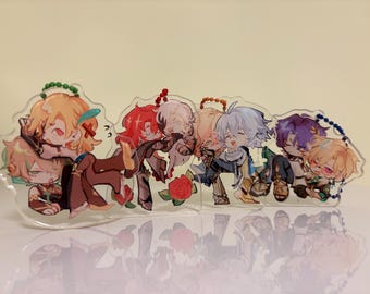 HSR pair standee keychain