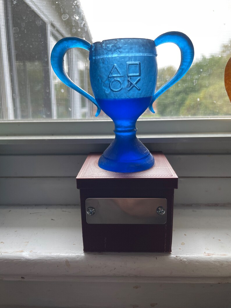 Custom Platinum Playstation Trophy 3D Printed - Etsy Australia