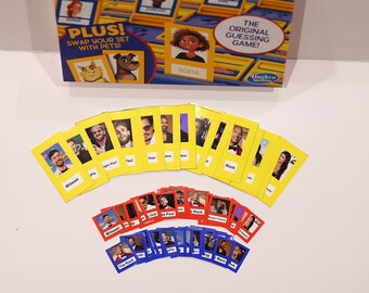 Custom Guess Who Cards Only / Personalized / Professional Printed / Fun Game