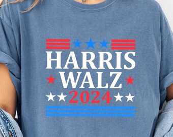 Harris Walz 2024 Comfort Shirt, Not Going Back Tee, Vote White Shirt, Elections 2024, Liberal Democrat 2024, Liberal Feminist T-shirt, Shirt
