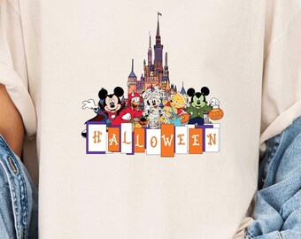 Disney Halloween Shirt, Disney Halloween Matching Shirt, Disney Mickey Shirt, Mickey Minnie and Friends, Disney Cute Hero, Disney Party Tee