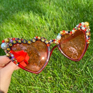 Burnin Up - Custom Jonas Brothers Concert Sunglasses