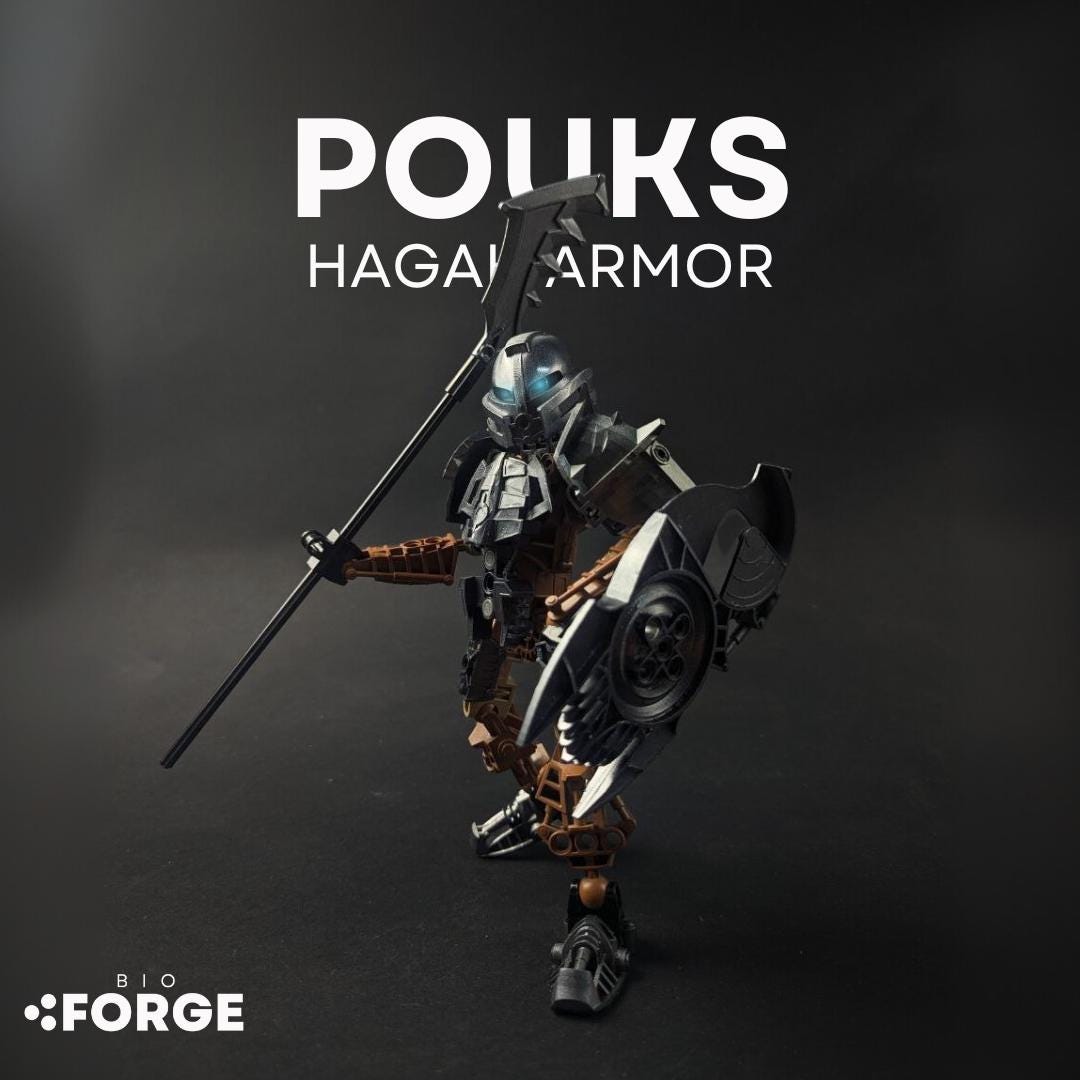 Toa Hagah Pouks BIONICLE Armor Set