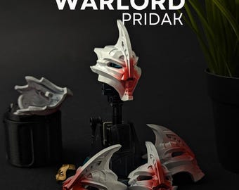 Premutation Pridak Mask | BIONICLE Barraki Warlord