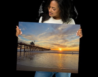 San Clemente Sunset Metal prints