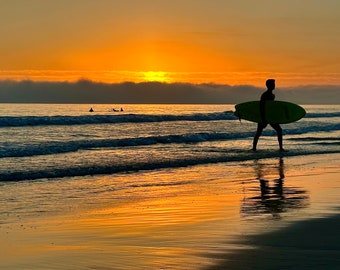 San Clemente Sunset Surfer