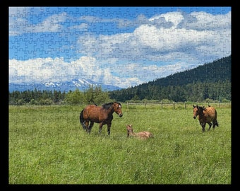 Horses in the Pasture Jigsaw puzzle