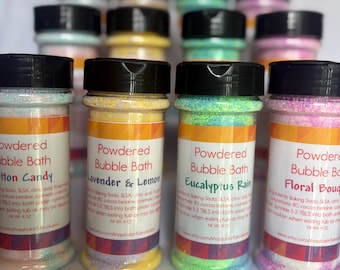 Powdered bubble bath!