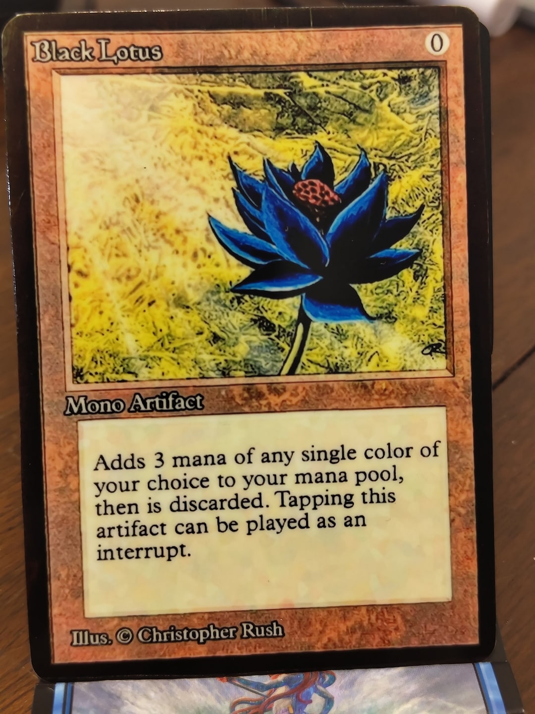 Black Lotus Custom Magic the Gathering Card Etsy