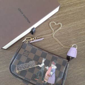 Louis Vuitton Mini Pochette Accessoires in Damier Ebene with Felt Liner -  SOLD