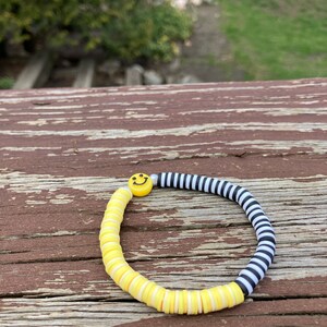 Half and Half Smiley Bracelet