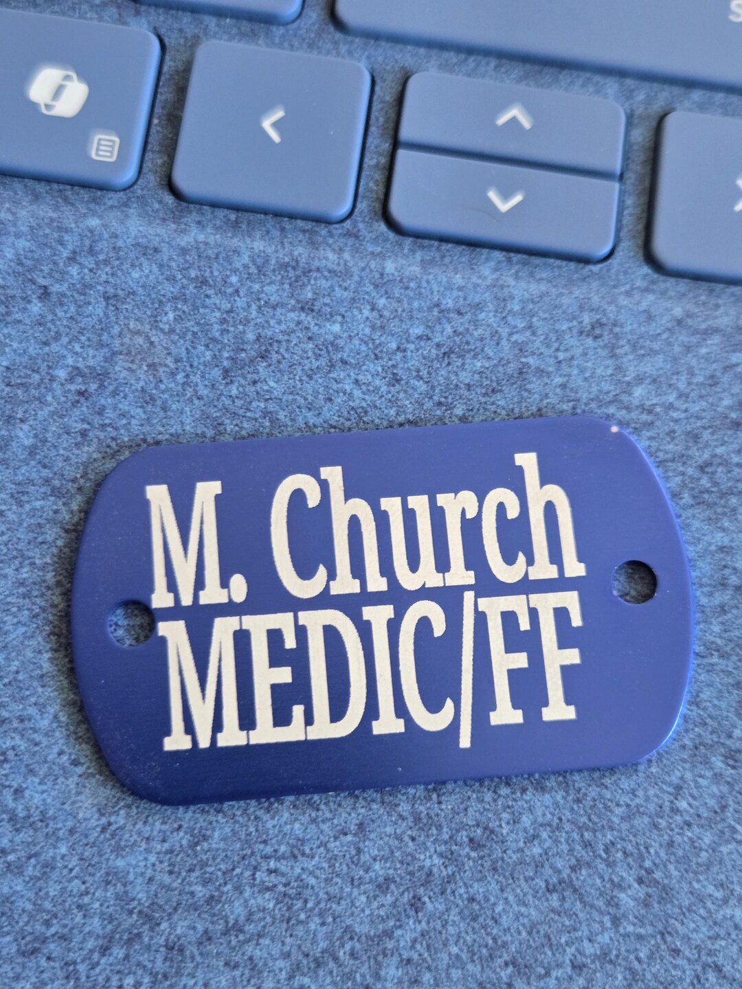 QR Coded Tags for Firefighter/ems - Etsy
