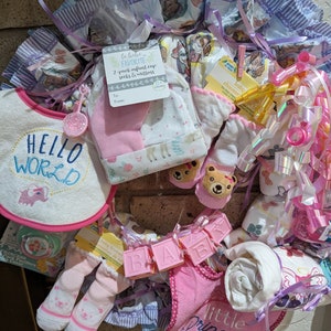 Baby Shower Diaper Wreath image 10