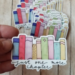 Nur noch ein Kapitel, Buchaufkleber
